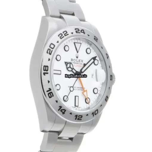 Suitable Replica Rolex Explorer II 216570 Caliber 3187 Automatic Movement 42mm Steel Case Watch - Image 3