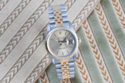 Distinctive Clone Rolex Datejust 16233 Caliber 3135 Automatic Movement 36mm Gold/steel Case Mens/unisex Watch - Image 2