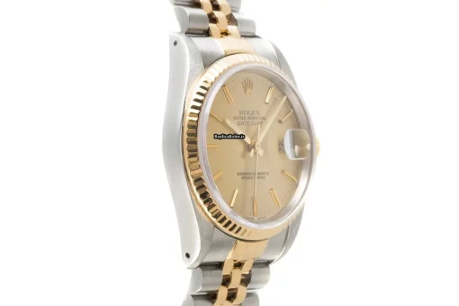 Distinctive Clone Rolex Datejust 16233 Caliber 3135 Automatic Movement 36mm Gold/steel Case Mens/unisex Watch - Image 6