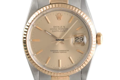 Distinctive Clone Rolex Datejust 16233 Caliber 3135 Automatic Movement 36mm Gold/steel Case Mens/unisex Watch - Image 7