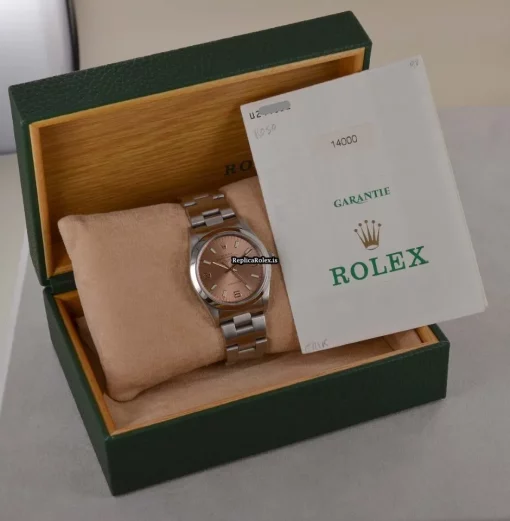 Fantastic Replica Rolex Air King Precision 14000 Caliber 3000 Automatic Movement 34mm Steel Case Mens/unisex Watch - Image 7