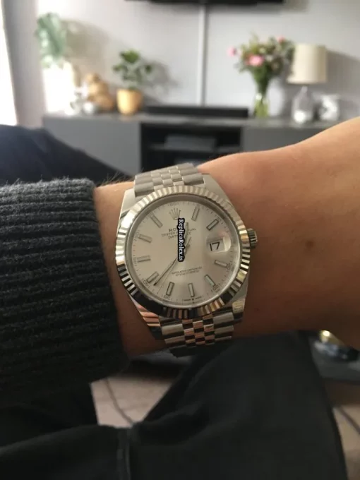 Fabulous Replica Rolex Datejust 126334 Caliber 3235 Automatic Movement 41mm Steel Case Mens/unisex Watch - Image 4