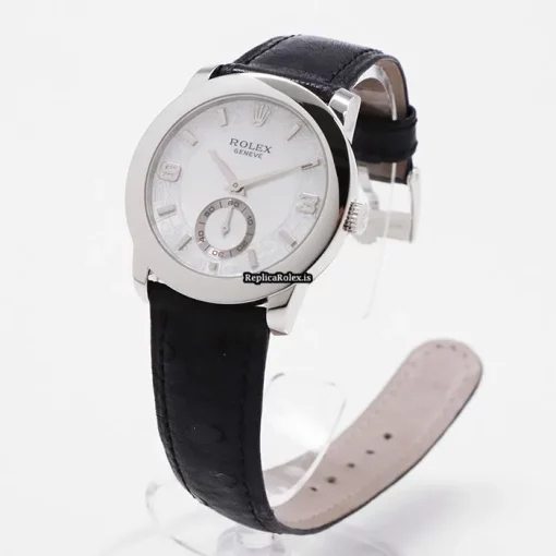 High Quality Replica Rolex Cellini Jun-40 Manual Winding Movement 35mm Watch - Image 7
