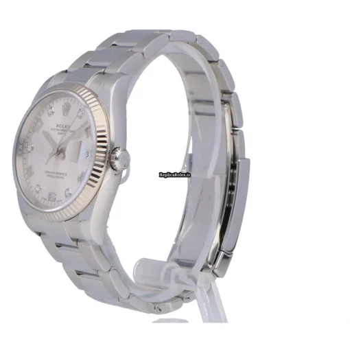 Wholesale Replica Rolex Oyster Perpetual Date 115234-0012 Automatic Movement 34mm Steel Case Womens Watch - Image 2