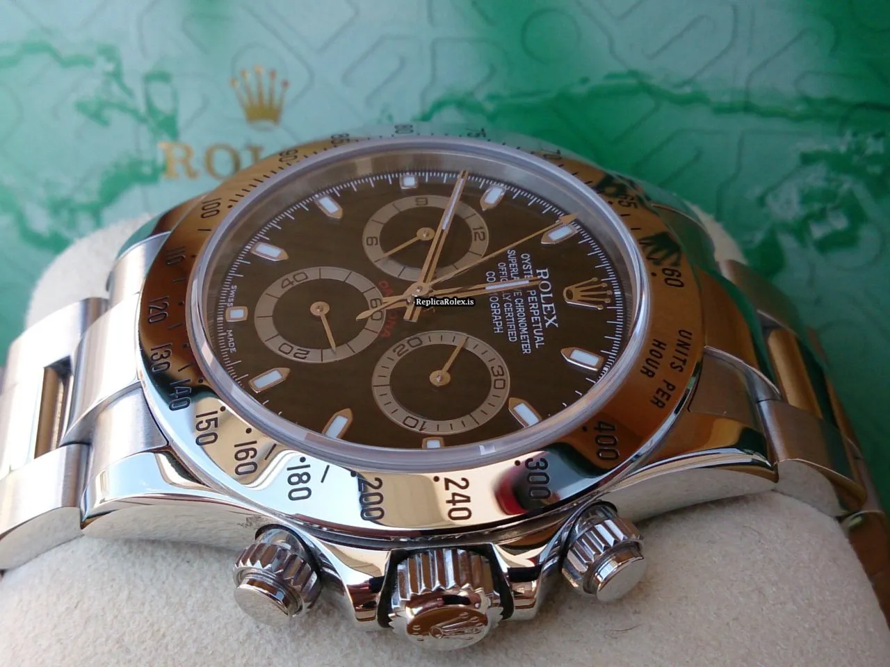 Fantastic Copy Rolex Daytona 116520 Automatic Movement Steel Case Watch - Image 3