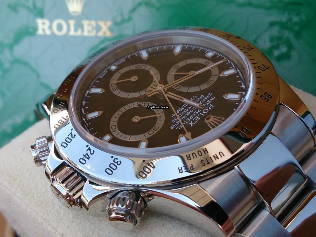 Fantastic Copy Rolex Daytona 116520 Automatic Movement Steel Case Watch - Image 4