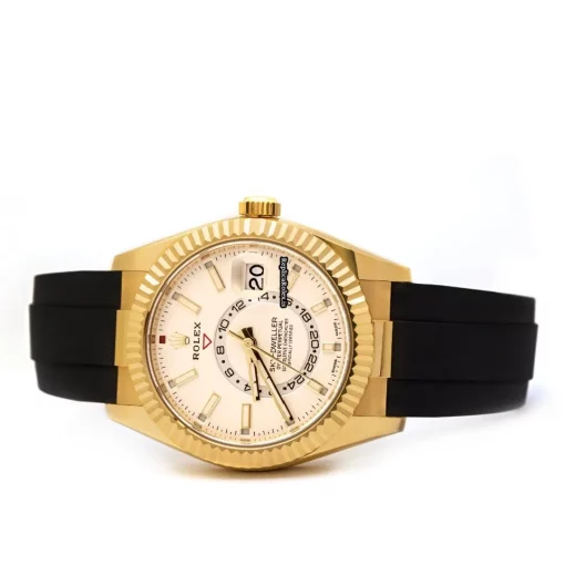 Swiss Replica Rolex Sky-dweller 326238 Caliber 9001 Automatic Movement 42mm Yellow Gold Case Mens/unisex Watch - Image 2