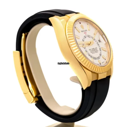Swiss Replica Rolex Sky-dweller 326238 Caliber 9001 Automatic Movement 42mm Yellow Gold Case Mens/unisex Watch - Image 3