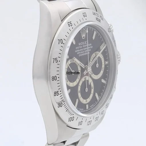 Terrific Replica Rolex Daytona 16520 Zenith El Primero Caliber 4030 Automatic Movement 40mm Steel Case Mens/unisex Watch - Image 4