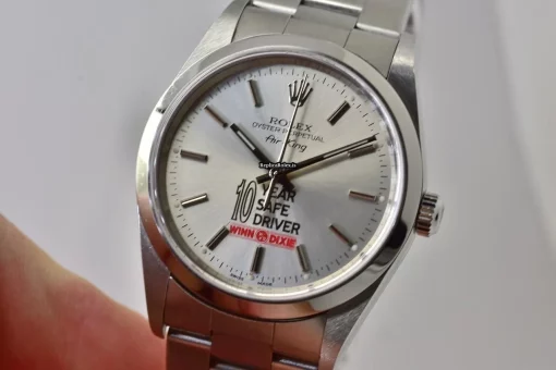 Marvellous Replica Rolex Air King Precision 14000 Automatic Movement 34mm Steel Case Watch - Image 8