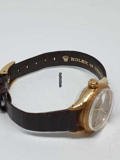 Fabulous Replica Rolex Datejust 6701 Automatic Movement 26mm Yellow Gold Case Womens Watch - Image 8