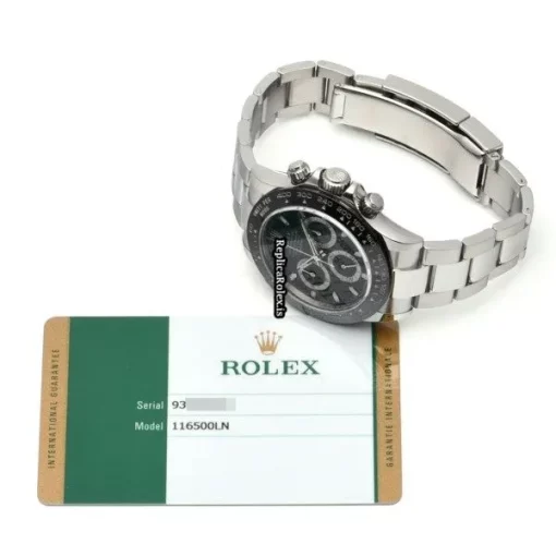 Great Copies Rolex Daytona 116500ln Caliber 4130 Automatic Movement 40mm Steel Case Watch - Image 5