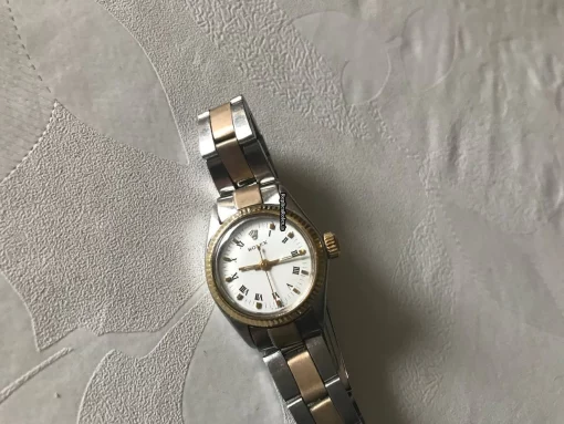 Attractive Fake Rolex Oyster Perpetual 26 6719 Manual Winding Movement 27x29mm Gold/steel Case Womens Watch - Image 7