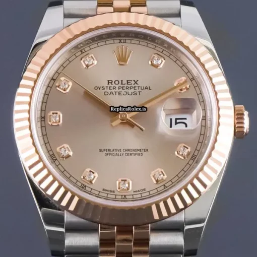 Appealing Copy Rolex Datejust II 126331 Caliber 3235 Automatic Movement 41mm Gold/steel Case Mens/unisex Watch