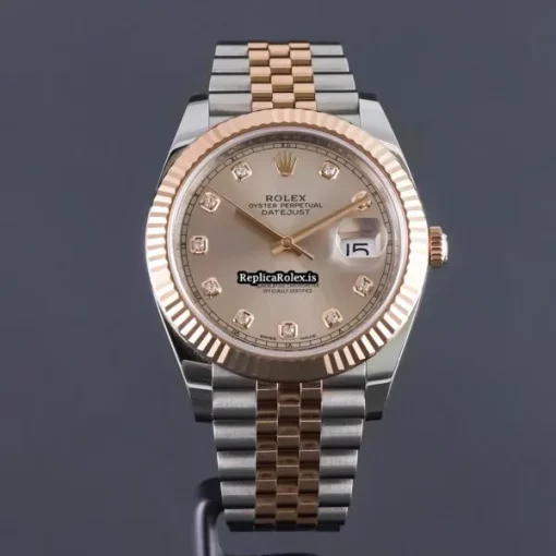 Appealing Copy Rolex Datejust II 126331 Caliber 3235 Automatic Movement 41mm Gold/steel Case Mens/unisex Watch - Image 2