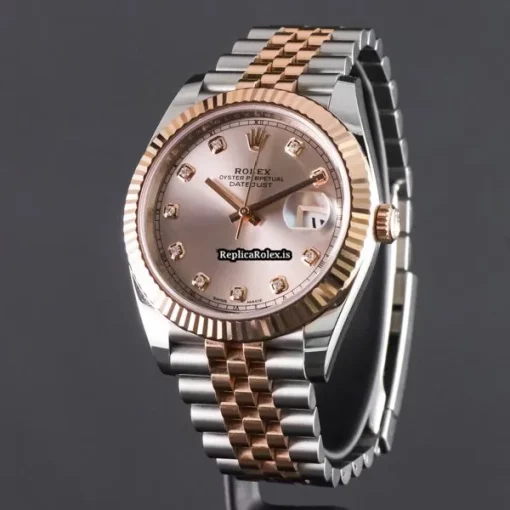 Appealing Copy Rolex Datejust II 126331 Caliber 3235 Automatic Movement 41mm Gold/steel Case Mens/unisex Watch - Image 3