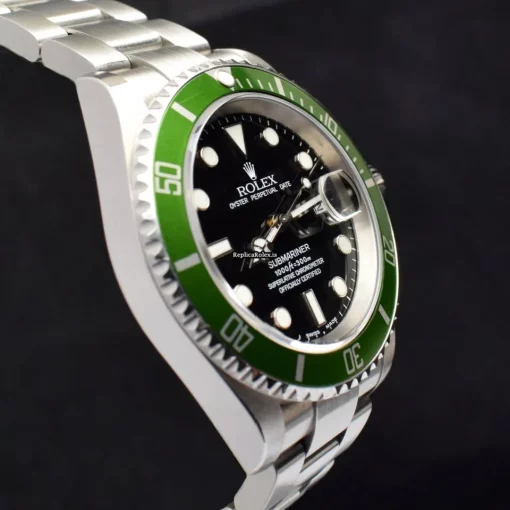Lovely Replica Rolex Submariner Date 16610lv Automatic Movement Steel Case Mens/unisex Watch - Image 4