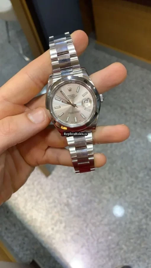 Exquisite Knockoff Rolex Datejust II 116300 Caliber 3136 Automatic Movement 41mm Steel Case Mens/unisex Watch - Image 5