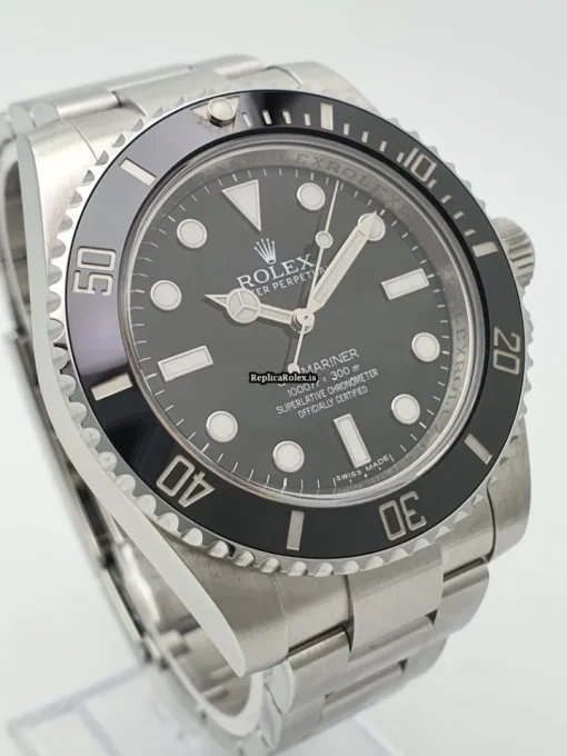 Pleasing Replica Rolex Submariner 114060 Caliber 3130 Automatic Movement 40mm Steel Case Mens/unisex Watch - Image 2