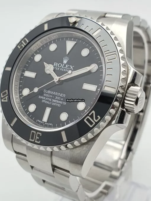 Pleasing Replica Rolex Submariner 114060 Caliber 3130 Automatic Movement 40mm Steel Case Mens/unisex Watch - Image 3