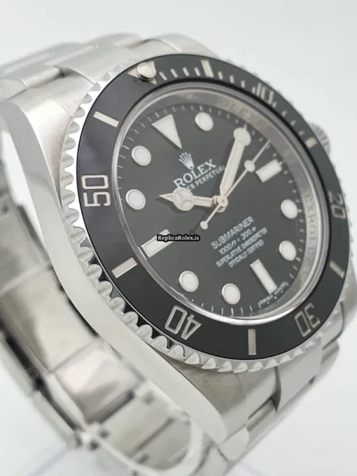 Pleasing Replica Rolex Submariner 114060 Caliber 3130 Automatic Movement 40mm Steel Case Mens/unisex Watch - Image 4