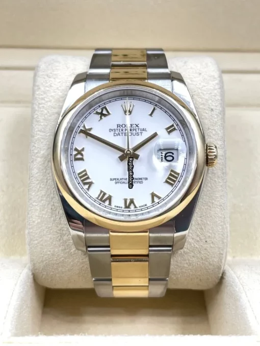 Fabulous Replica Rolex Datejust 116203 Caliber 3135 Automatic Movement 36mm Gold/steel Case Mens/unisex Watch