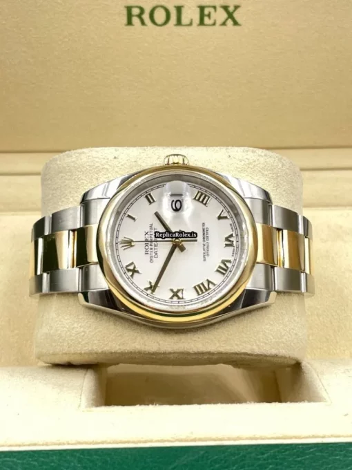 Fabulous Replica Rolex Datejust 116203 Caliber 3135 Automatic Movement 36mm Gold/steel Case Mens/unisex Watch - Image 8