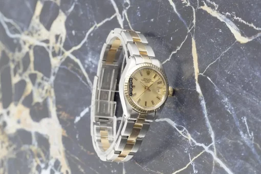 Lovely Replica Rolex Lady-datejust 6917 Caliber 2030 Automatic Movement 26mm Gold/steel Case Womens Watch - Image 2