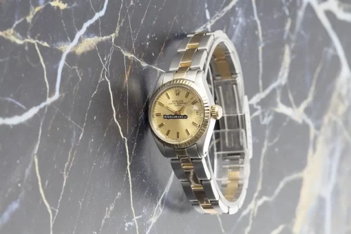 Lovely Replica Rolex Lady-datejust 6917 Caliber 2030 Automatic Movement 26mm Gold/steel Case Womens Watch - Image 3