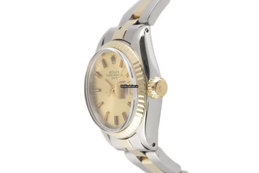 Lovely Replica Rolex Lady-datejust 6917 Caliber 2030 Automatic Movement 26mm Gold/steel Case Womens Watch - Image 5