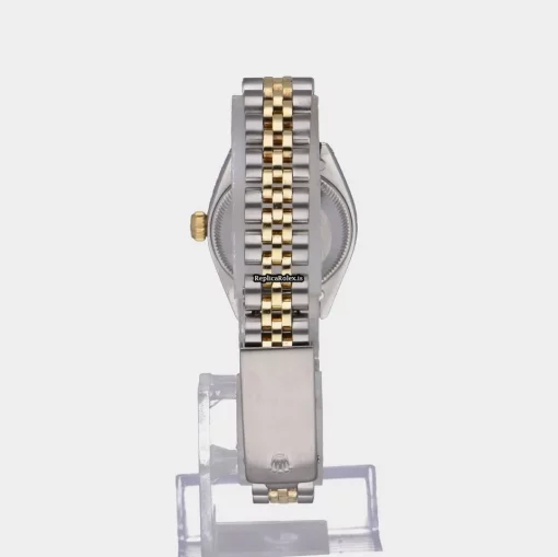 Reliable Replica Rolex Lady-datejust 69173 Caliber 2135 Automatic Movement 26mm Gold/steel Case Womens Watch - Image 8