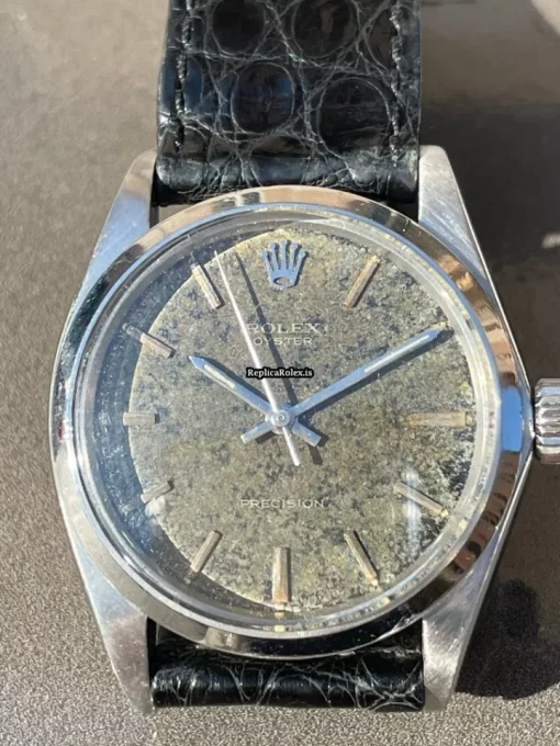 Well Made Replica Rolex Oyster Precision 6426 Caliber 1225 Manual Winding Movement 34x42mm Steel Case Mens/unisex Watch