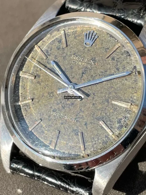 Well Made Replica Rolex Oyster Precision 6426 Caliber 1225 Manual Winding Movement 34x42mm Steel Case Mens/unisex Watch - Image 2