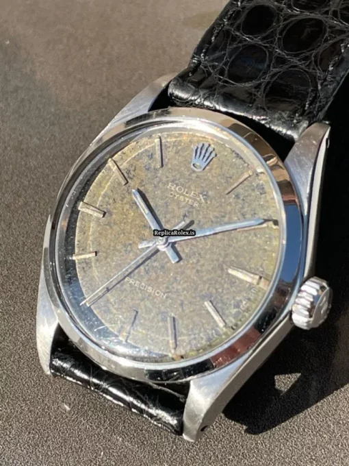 Well Made Replica Rolex Oyster Precision 6426 Caliber 1225 Manual Winding Movement 34x42mm Steel Case Mens/unisex Watch - Image 3
