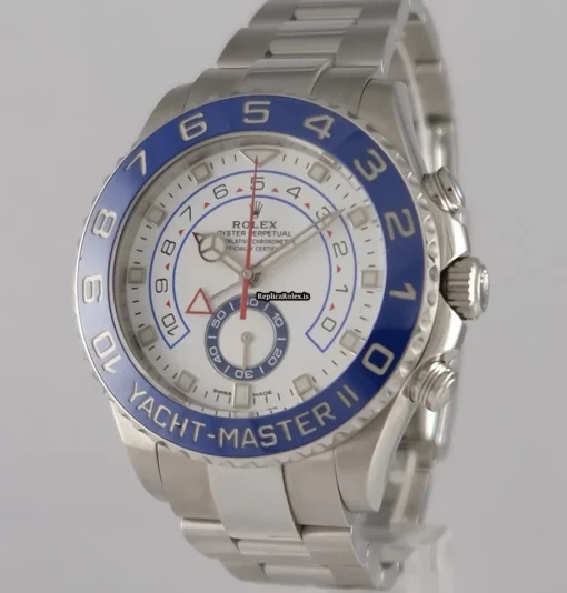 Terrific Fake Rolex Yacht-master II 116680 Automatic Movement 42.5mm Steel Case Mens/unisex Watch - Image 2