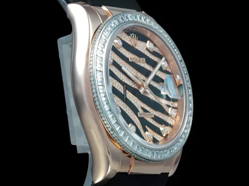 Fantastic Replica Rolex Datejust 116185 Automatic Movement 36mm Rose Gold Case Mens/unisex Watch - Image 3