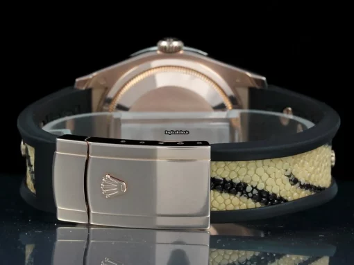 Fantastic Replica Rolex Datejust 116185 Automatic Movement 36mm Rose Gold Case Mens/unisex Watch - Image 5