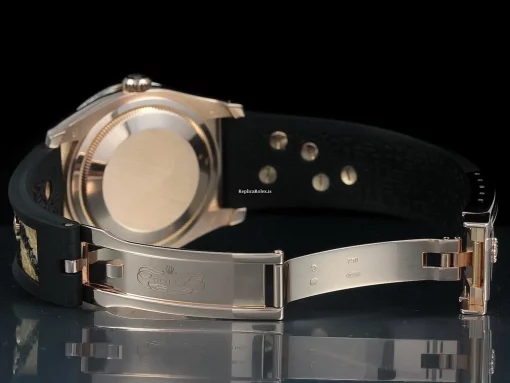 Fantastic Replica Rolex Datejust 116185 Automatic Movement 36mm Rose Gold Case Mens/unisex Watch - Image 6