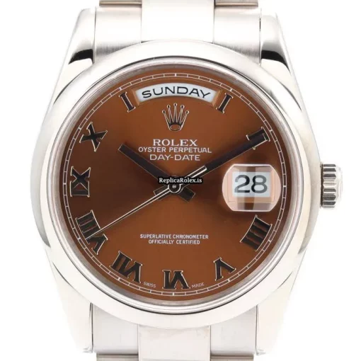 Recommend Replica Rolex Day-date 36 118209 Automatic Movement 36mm White Gold Case Mens/unisex Watch - Image 2