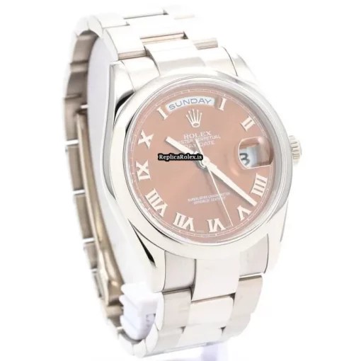 Recommend Replica Rolex Day-date 36 118209 Automatic Movement 36mm White Gold Case Mens/unisex Watch - Image 8