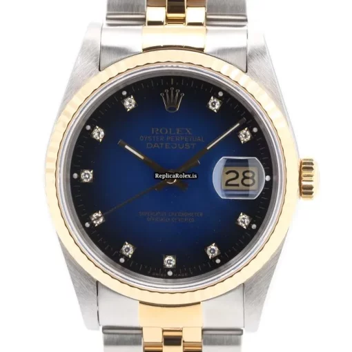 Great Replica Rolex Datejust 16233g Automatic Movement 36mm Gold/steel Case Mens/unisex Watch - Image 2