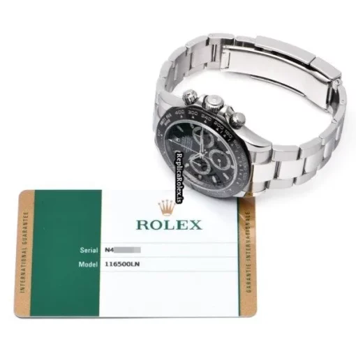 Fantastic Replica Rolex Daytona 116500ln Caliber 4130 Automatic Movement 40mm Steel Case Watch - Image 5