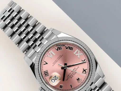Cool Fake Rolex Datejust 126234 Automatic Movement 36mm Gold/steel Case Watch - Image 4