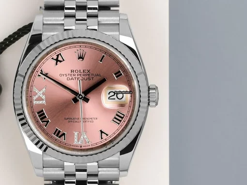 Cool Fake Rolex Datejust 126234 Automatic Movement 36mm Gold/steel Case Watch - Image 5