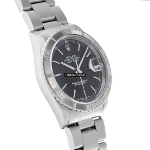 Neat Copies Rolex Datejust Turn-o-graph 16264 Caliber 3135 Automatic Movement 36mm Steel Case Watch - Image 3