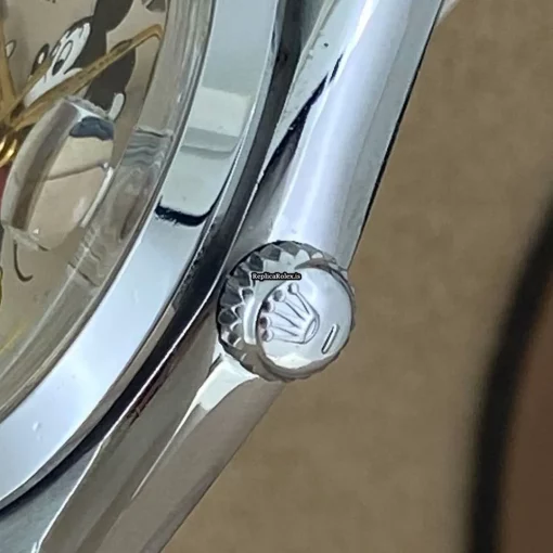High Quality Replica Rolex Oyster Precision 6694 Manual Winding Movement 34mm Steel Case Watch - Image 4