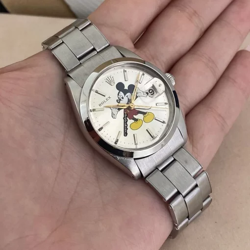 High Quality Replica Rolex Oyster Precision 6694 Manual Winding Movement 34mm Steel Case Watch - Image 9
