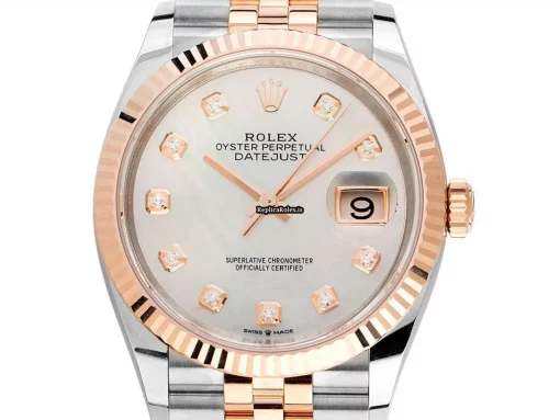 Pleasing Knockoff Rolex Datejust 126231 Caliber 3235 Automatic Movement 36mm Gold/steel Case Mens/unisex Watch