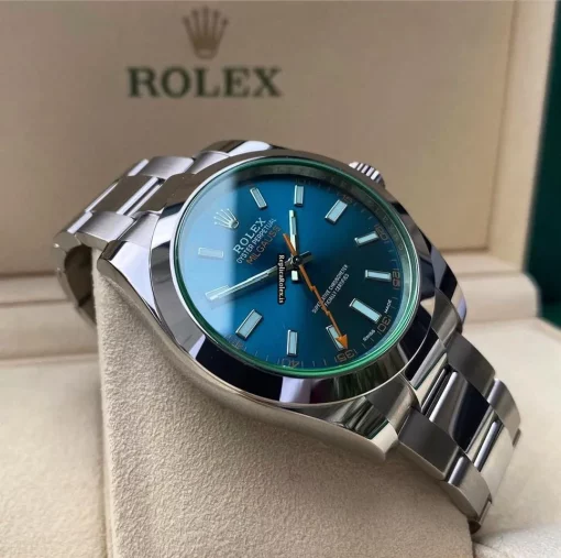 Exquisite Fake Rolex Milgauss 116400gv Caliber 3131 Automatic Movement 40mm Steel Case Mens/unisex Watch - Image 2