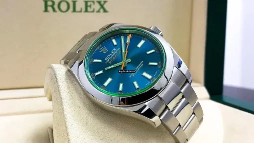 Exquisite Fake Rolex Milgauss 116400gv Caliber 3131 Automatic Movement 40mm Steel Case Mens/unisex Watch - Image 3